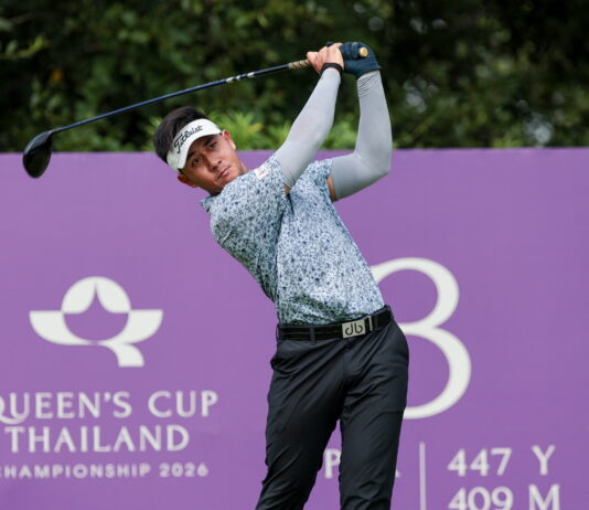 ฝนถล่มริเวอร์เดล! 36 นักกอล์ฟเล่นไม่จบ ฐิติพัศขึ้นนำศึก Queen’s Cup 2026